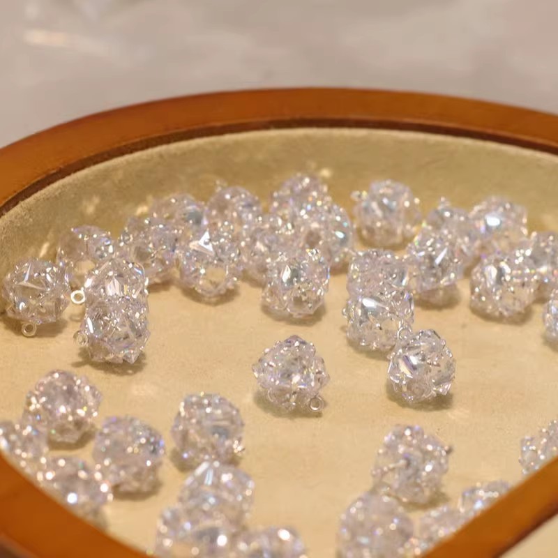 จี้Zircon Ball High Color Retention Super Flashing Micro-Inlaid Zircon diy