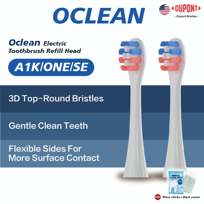 เปลี ่ ยนหัวแปรงสีฟันเข ้ ากันได ้ กับ Oclean,4 PCS Professional หัวแปรงสีฟันไฟฟ ้ าหัวแปรงเติมสําหรับ A1K ONE SE