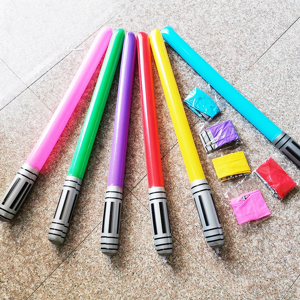 อุปกรณ์งานปาร์ตี้ ของเล่นอีสเตอร์บอลลูนไม้เบสบอลพองจุด Pvc ไม้-grained ไม้เบสบอลไม้ Rod ดาบเป่าลม Inflatable ของเล่น Inflatable ค้อน - รูปที่ 6