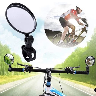 1/2pcs จักรยานเสริมกระจกมองหลังจักรยานHandlebar Mountมุมกว ้ างรอบกระจกนูนขี ่ จักรยานกระจกมองหลัง