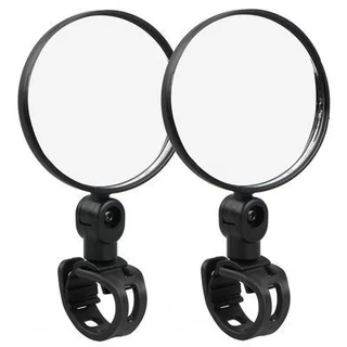 1/2pcs จักรยานเสริมกระจกมองหลังจักรยานHandlebar Mountมุมกว ้ างรอบกระจกนูนขี ่ จักรยานกระจกมองหลัง