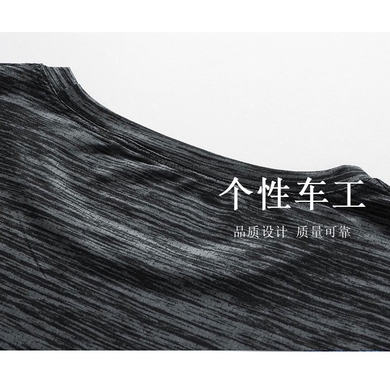 M-8xl เสื้อยืดแขนสั้นผู้ชายเสื้อยืดผ้าไหมน้ําแข็งหลวมเสื้อยืดขนาดใหญ่ Perspiration ยืด Jogging Breathable - รูปที่ 6