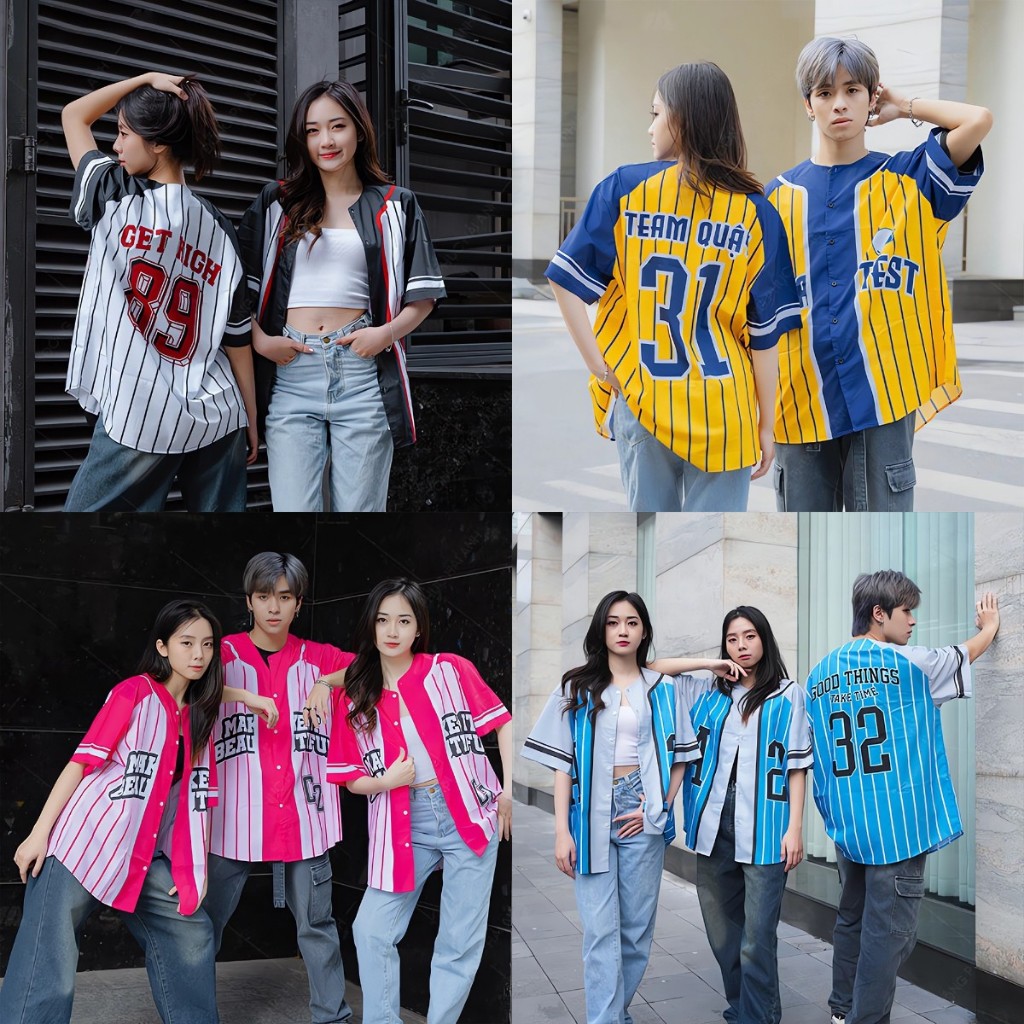 เสื้อเบสบอลแขนสั้น Unsixe NO.89 เสื้อ Stickball แบรนด์ท้องถิ่น oversize รุ่นหลวมเสื้อยืดชุดนักเรียนสําหรับผู้ชายและผู้หญิง Hot Trend 2024
