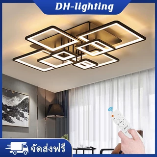 โคมไฟห้องนั่งเล่นที่ทันสมัย LED ห้องนอนเพดานโคมระย้านอร์ดิกครอบครัวร้านอาหารโคมระย้า