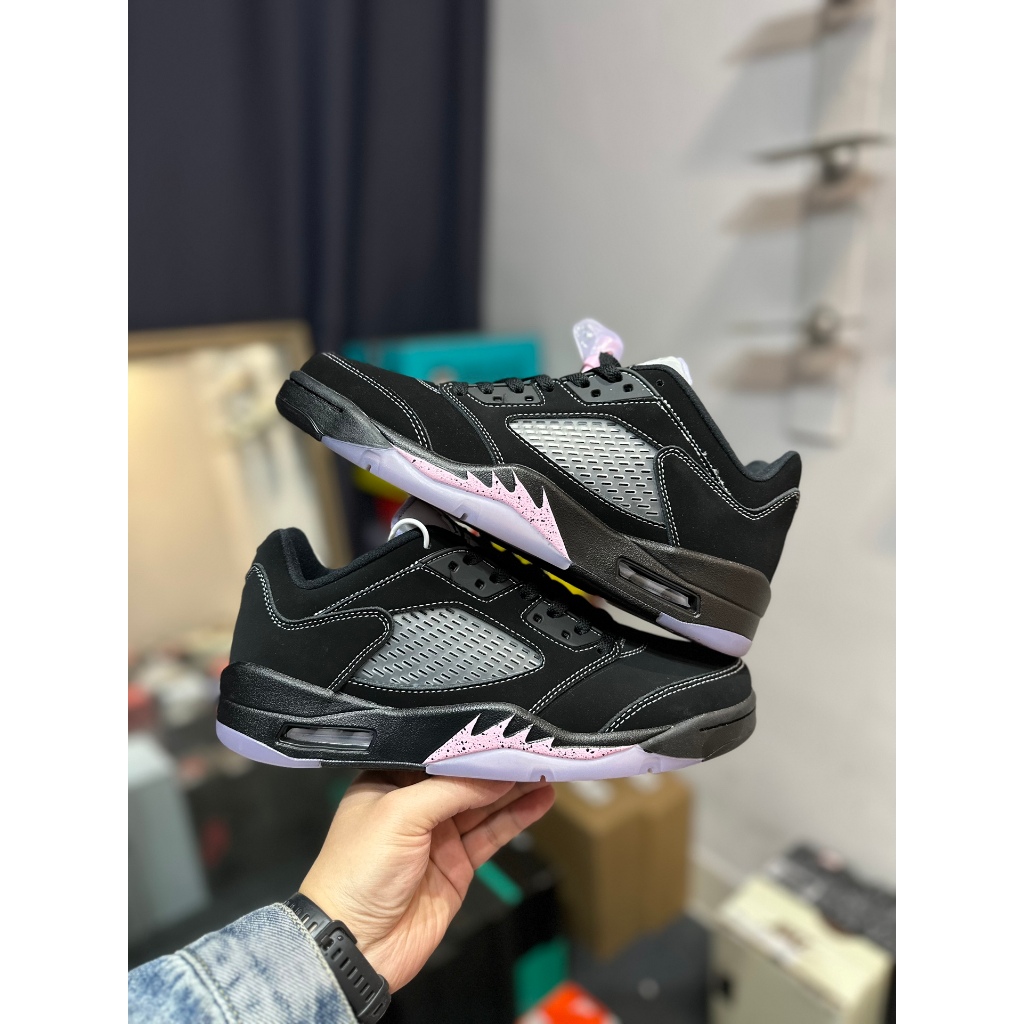 Air A/J 5 Low "Dongdan" Low-Top Black Pink DX4355-015