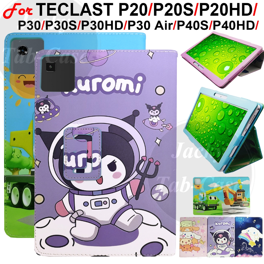 สําหรับ TECLAST P20 P20S P30S P40S P20HD P30HD P40HD P30 Air รูปแบบทินเนอร์แม่เหล็ก PU หนังกรณีพลิกขาตั้ง