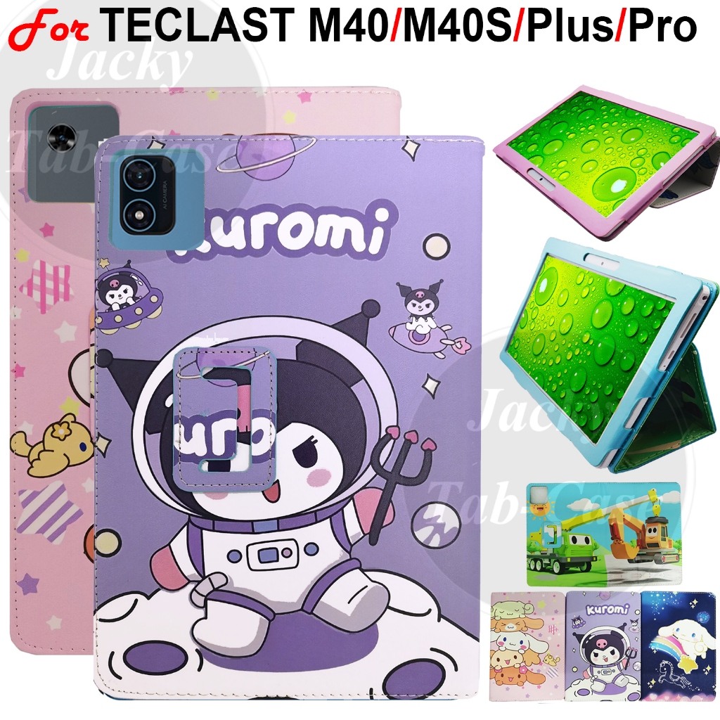 สําหรับ TELAST M40 Plus Pro Air Teclast M40S 10.1"นิ้ว Patterned Thinner Magnetic PU Leather Case Flip Stand Cover