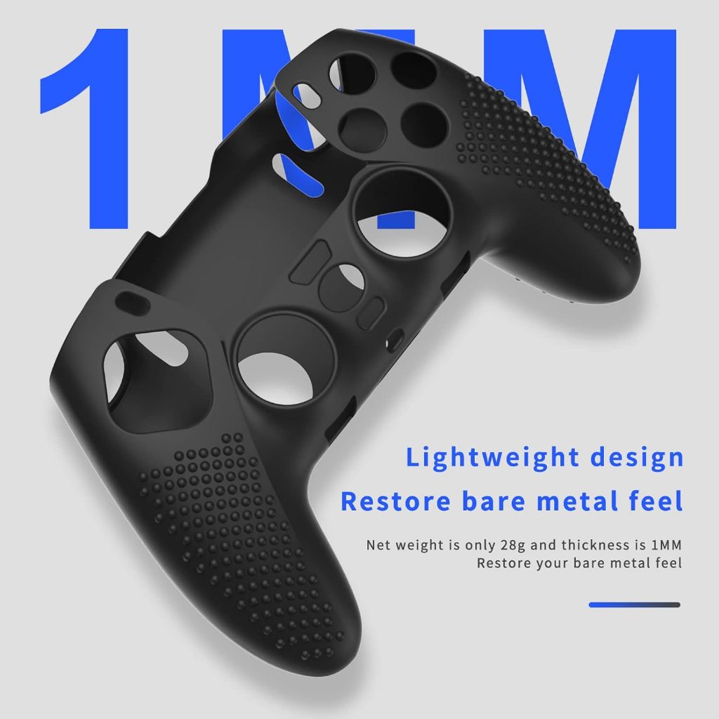เคสป้องกันสําหรับ Playstation 5 Edge Controller, PS5 Controller ผิวสําหรับ Playstation 5 DualSense Wireless Edge Controller 4PCS Thumb Grip Caps + L2 R2 Trigger Extender