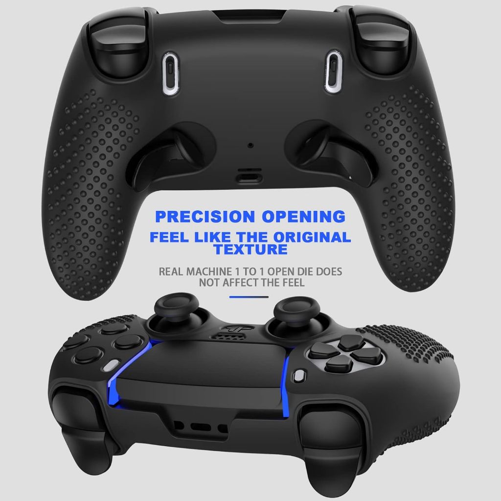 เคสป้องกันสําหรับ Playstation 5 Edge Controller, PS5 Controller ผิวสําหรับ Playstation 5 DualSense Wireless Edge Controller 4PCS Thumb Grip Caps + L2 R2 Trigger Extender