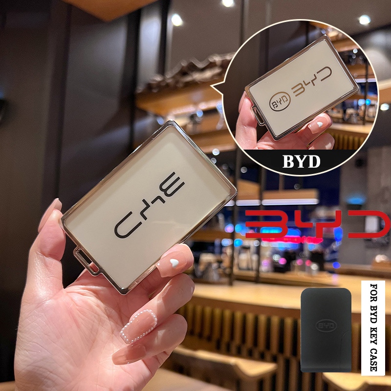 Byd NFC TPU ฝาครอบพวงกุญแจสําหรับกรณีกุญแจรีโมท BYD ATTO 3/Dolphin/Seal/M6/shark BYD Auto EV