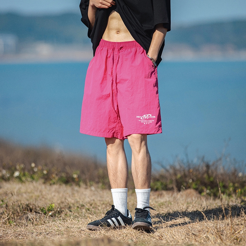 ⚡️Proman⚡️ [ 3 สี COD ]ฤดูร้อน กลางแจ้ง ชุดทำงาน ลำลอง ผู้ชาย กางเกงขาสั้น แบบบาง ระบายอากาศได้ดี แบบหลวม ชายหาด กางเกงขาสั้น แบรนด์แฟชั่นสไตล์อเมริกัน พิมพ์ลาย กางเกงห้าส่วน