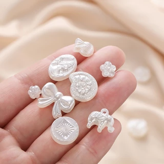 St. kunkka 10-50 ชิ้น/เซ็ต ABS สร้อยคอลูกปัดมุกเทียม DIY สร้อยข้อมือ DIY เครื่องประดับ