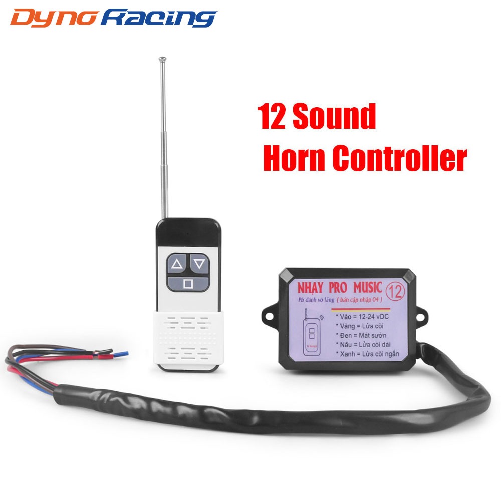 12v-24v 8/12 เสียงดนตรีอิเล ็ กทรอนิกส ์ Horn Controller พร ้ อมรีโมทคอนโทรล 3 + Pro เพลงฮอร ์ นสําหรับรถบรรทุกเรือมารีน