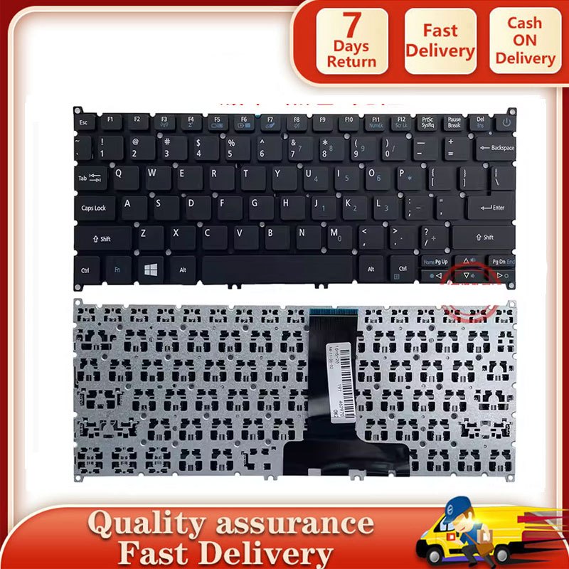 แป้นพิมพ์แล็ปท็อปใหม่สําหรับ Acer ES1-132-C37M AO1-72 A311-31 ES1-132 B117 N16Q9