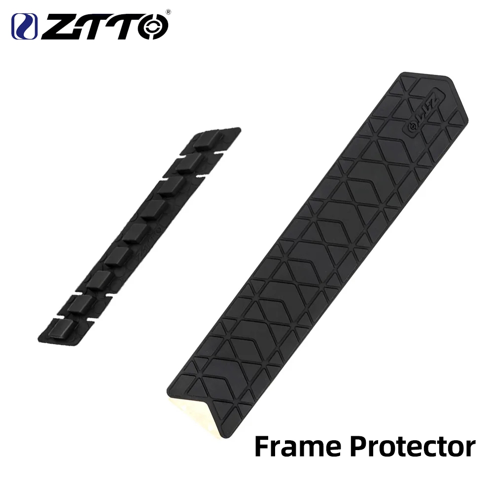 Ztto MTB กรอบถุงลมนิรภัย Protector จักรยาน Chainstay ซิลิโคนป ้ องกัน Pad Air Bag Downtube สติกเกอร ์ Anti Bike Chain Knock
