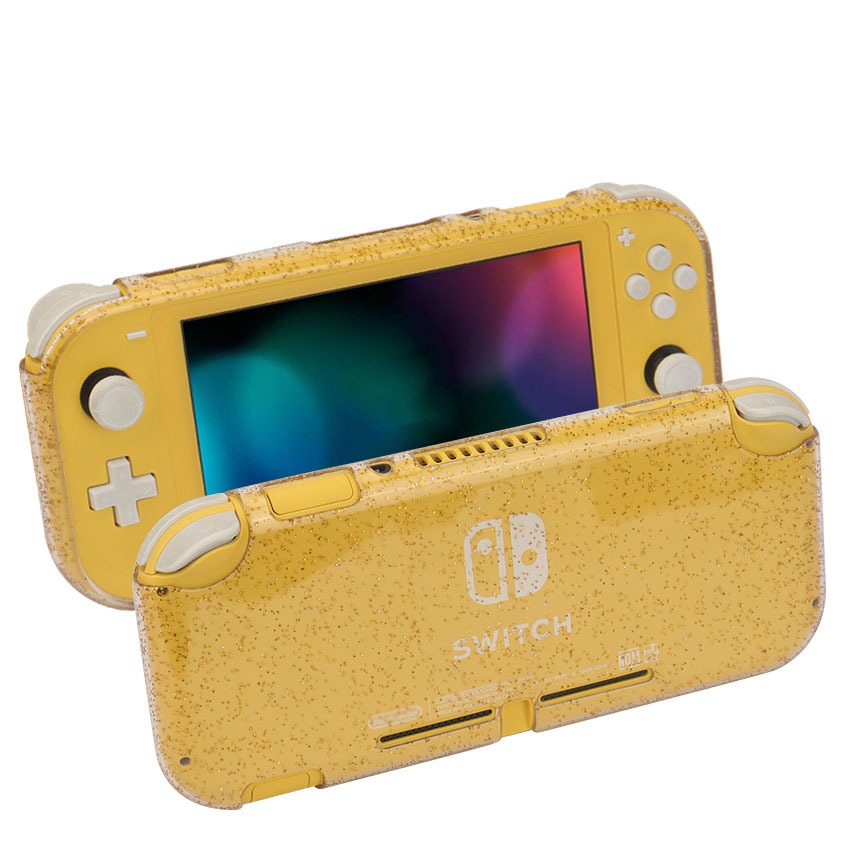 โปร่งใสป้องกันกรณีtpu Half Pack Soft ShellสําหรับNintendo Switch LiteเงาSoft Shell Anti slip Gamepad Coverผิวกรณี