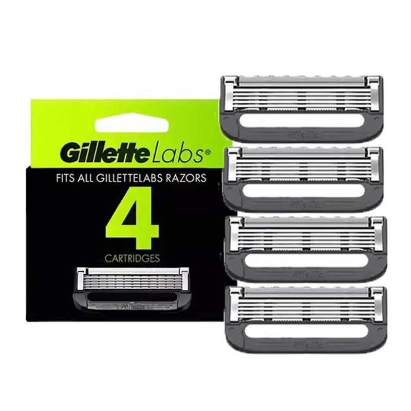 Gillette มีดโกนเปลี่ยนใบมีดสําหรับ Aurora Series มีดโกนโกนหนวดสําหรับผู้ชาย Flexdisc 5 ชั้น Sharp Induction ใบมีด 4 ชิ้น