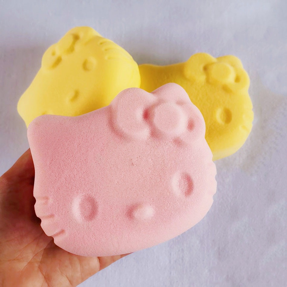 Kitty Cat Squishy ของเล่นบีบนุ่ม Sticky Slow-rise บรรเทาความเครียดของเล่นสําหรับสาววัยรุ่นเด็ก 12 ซม. 6 ซม.