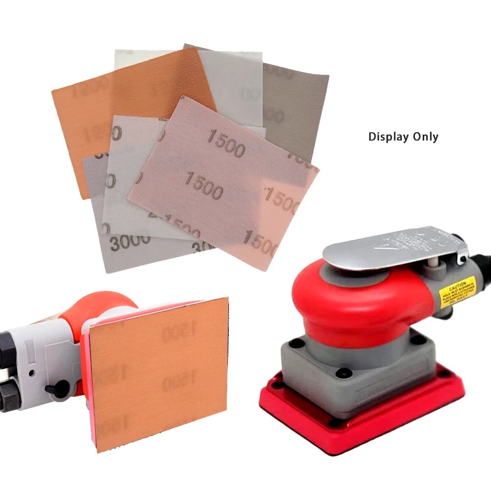 10 ชิ้น 75x110 มิลลิเมตร Hook Loop Superfine Sanding Disc กระดาษทรายกันน้ํา 1500/2000/3000 กรวดสําหรับเปียกแห้งสียานยนต์ขัด - รูปที่ 3