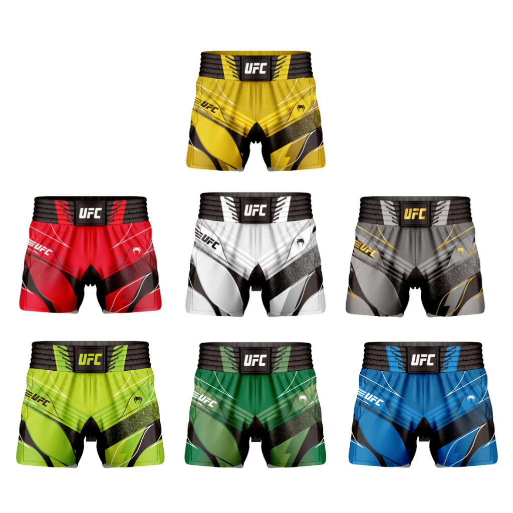 กางเกงขาสั้นกีฬา UFC Fighting Muay Thai รุ่นใหม่ปี 2025