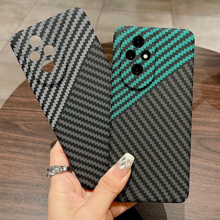 เคสโทรศัพท์พีซีบางเฉียบสําหรับ Honor 200 Honor200 Pro Honor100 ฝาหลังคาร์บอนไฟเบอร์สองหน้า