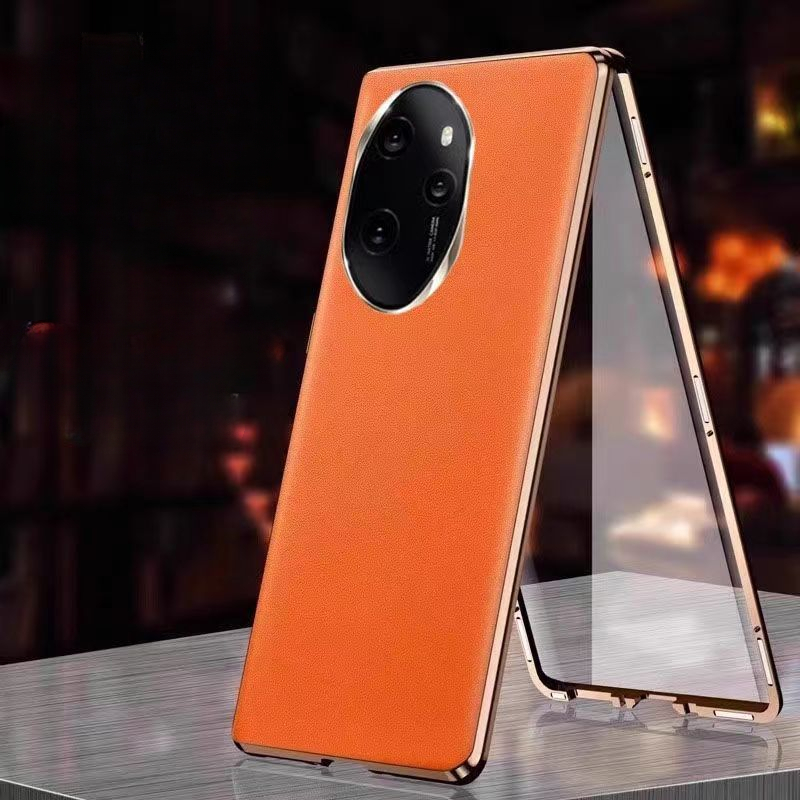แม่เหล็กแก้วสําหรับ Honor 200 lite Pro 100 90 90GT 90lite 80 70 x9b x9a กรณี 360° ฝาครอบด้านหลังป้องกันเต็มรูปแบบสําหรับ Honor 200 200pro เปลือกหนัง