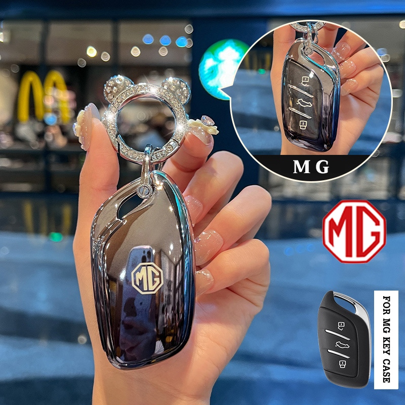 Tpu ฝาครอบกุญแจรถสําหรับ MG VS/HS/ZS/MG5/MG4/EXTENDER DC/ZS EV/EP/MG EXTENDER GC/MG3 hybrid +/ใหม่ MG3 Keyless สมาร์ทคีย์