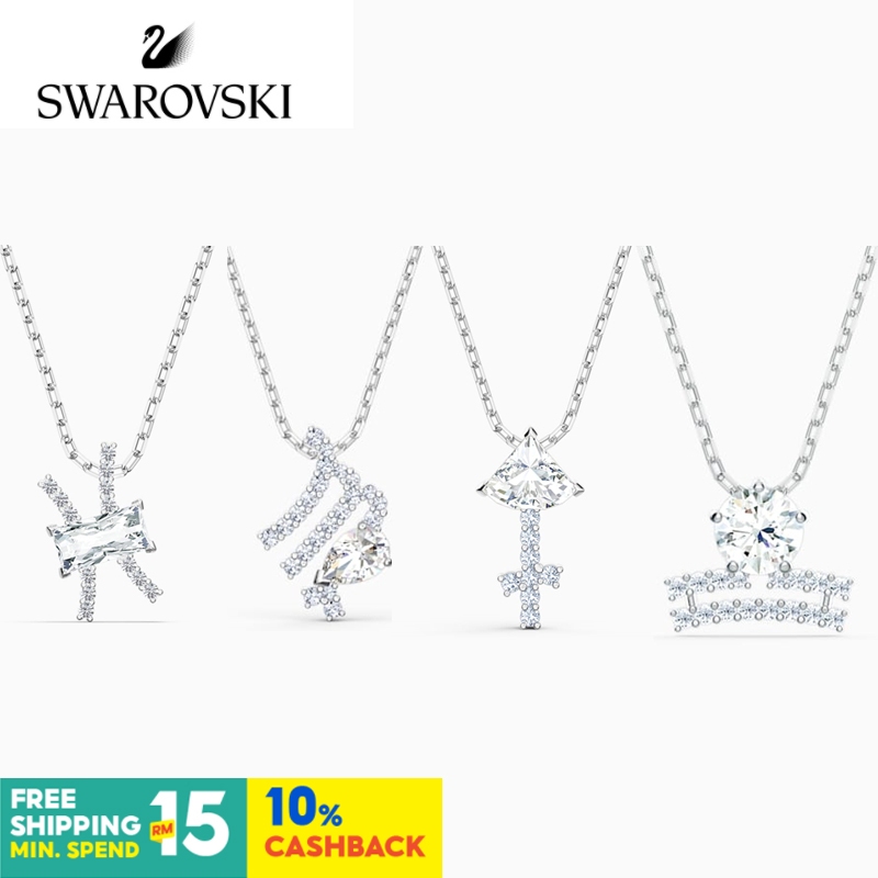 Swarovski GHTHB สร้อยคอสิบสองกลุ่มดาว Gemini Taurus Clavicle Chain ของขวัญวันเกิด
