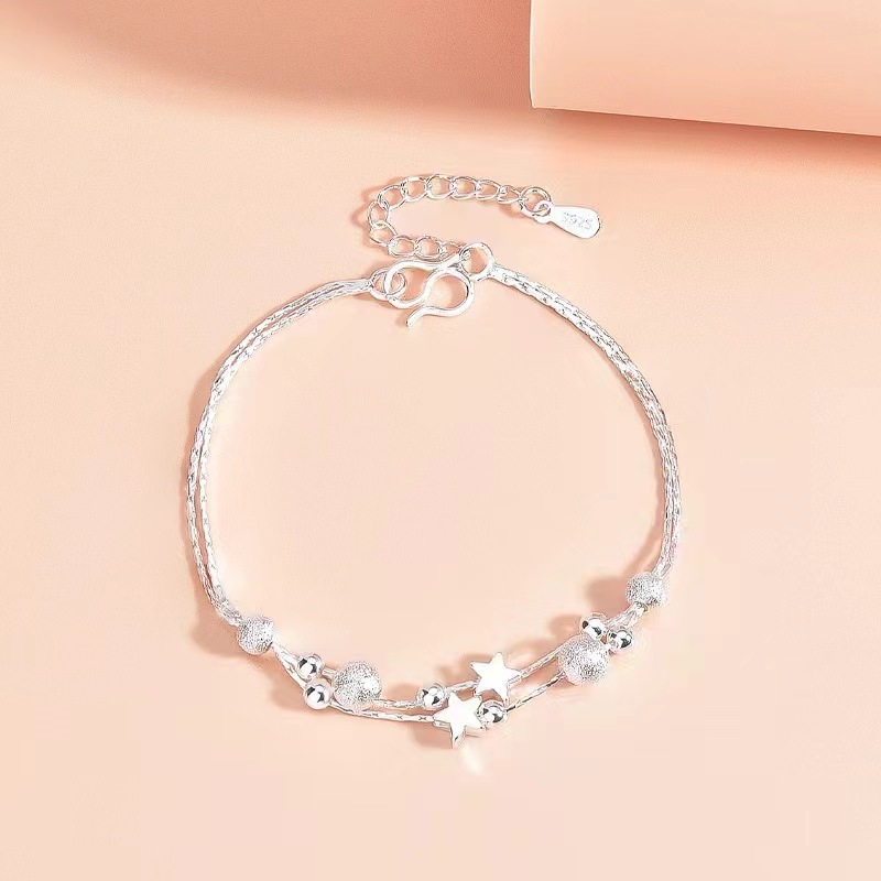 [ 2024 สินค ้ าใหม ่ ] Original Design Double-layer Star Women 's Bracelet /Fresh and Fashionable Women 's Bracelet