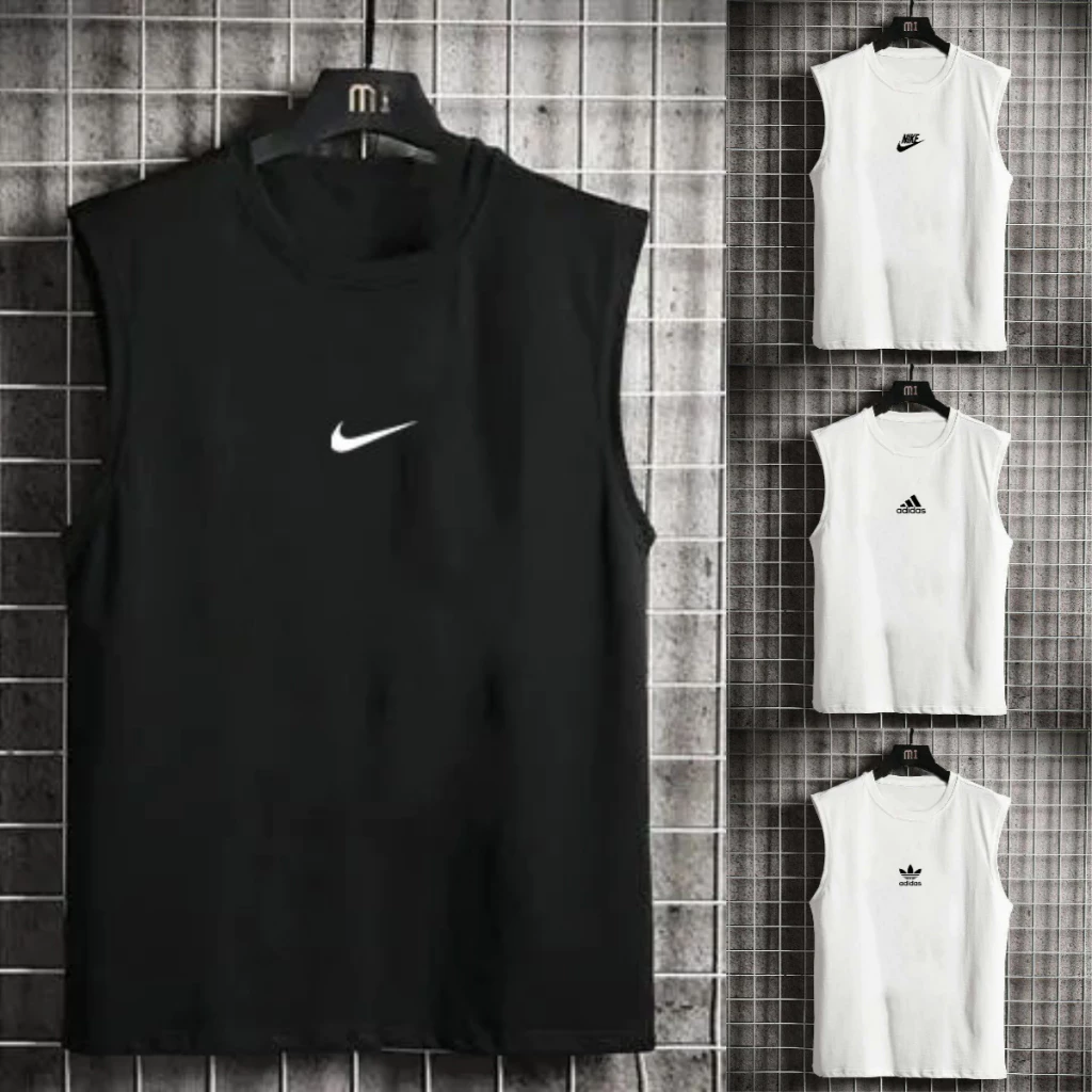 เสื้อกั๊กผู้ชายสำหรับกิจกรรมกลางแจ้ง เซตมาพร้อมเสื้อยืดแขนกุด สวมใส่ได้ทั้งชายและหญิง