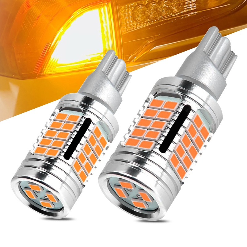 Tuffoo 2PCS T15 / Wy16w รถ LED ไฟเลี ้ ยวหลอดไฟ Canbus ไม ่ มี Hyperflash Amber สีเหลือง - DC 12V