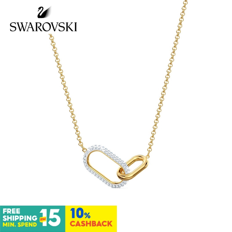 Swarovski DTJHJK สร ้ อยคอสีทองแหวนกระดูกไหปลาร ้ าโซ ่ แฟชั ่ นอินเทรนด ์ สร ้ อยคอเครื ่ องประดับของขวัญวันเกิด