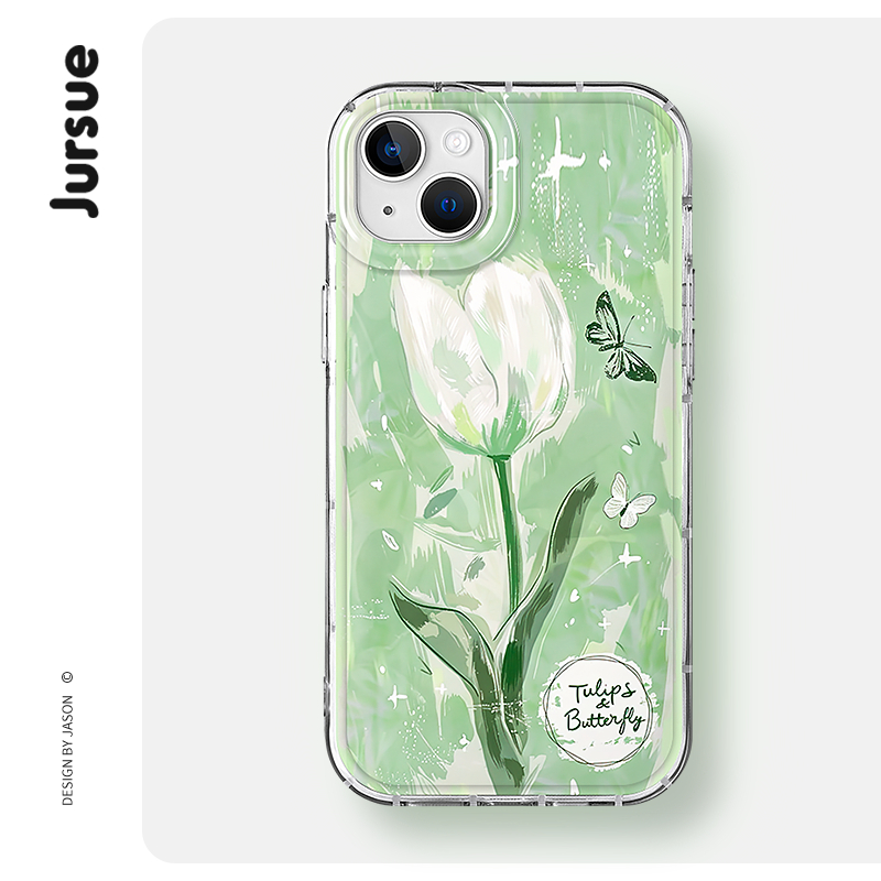 Jursue น่ารักตลกความงามกันกระแทกสําหรับ iPhone 16 15 14 13 12 11 Pro Max SE 2020 X XR XS ip 8 7 Plus