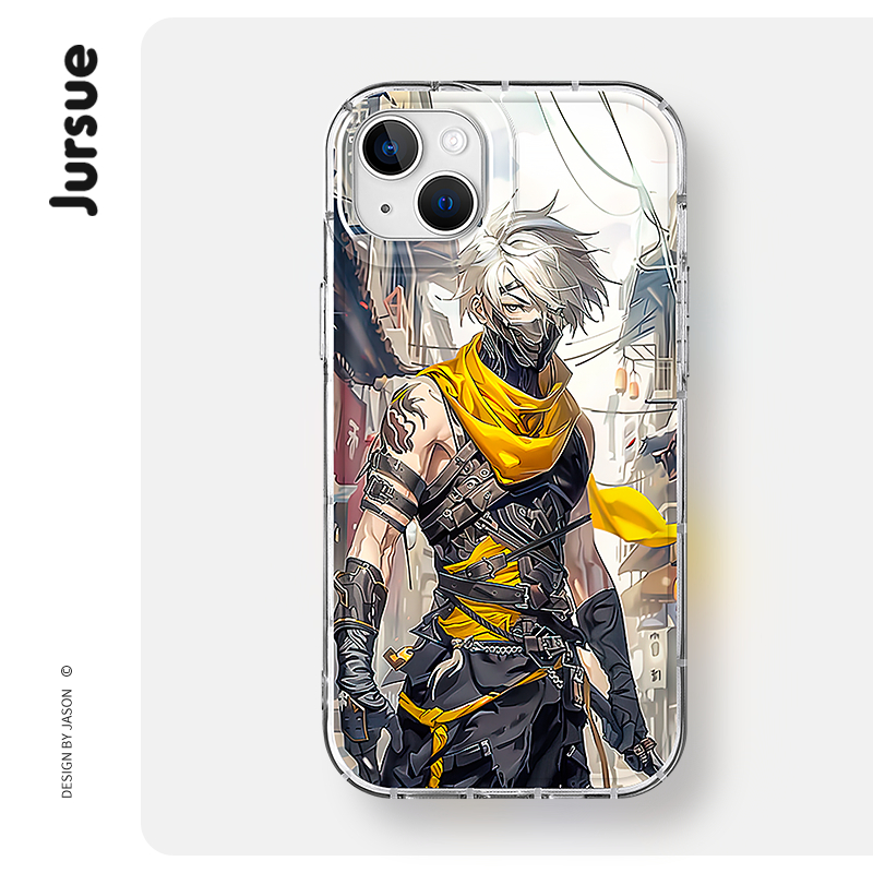 Jursue น่ารักตลกความงามกันกระแทกสําหรับ iPhone 16 15 14 13 12 11 Pro Max SE 2020 X XR XS ip 8 7 Plus