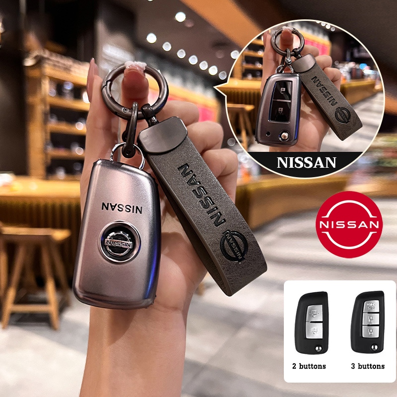 Nissan X-trail/Juke/Navara/Almera/Grand/livina/Sylphy ออกแบบใหม ่ 2/3 ปุ ่ ม TPU Anti Scratch Remote Key Cover