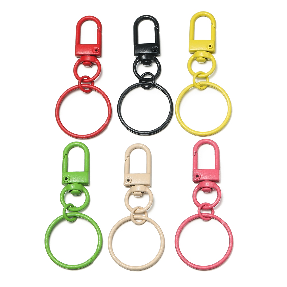 St.Kunkka 5 ชิ้นชุดพวงกุญแจตะขอแตรสีลูกกวาด, อุปกรณ์งานฝีมือแหวนกุญแจ DIY, ของขวัญน่ารักสําหรับสาวผู้หญิง - ชุดทําเครื่องประดับ - รูปที่ 2