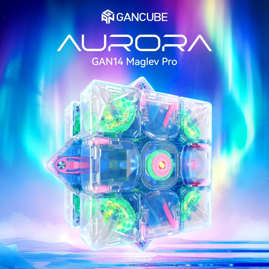 Gan14 Maglev Pro Aurora Summer Limited Edition Cube