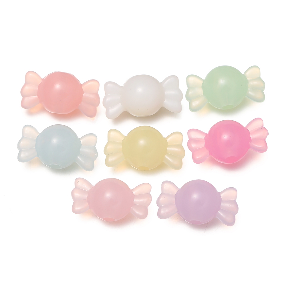 St.kunkka 10/20 ชิ้นอะคริลิเจลลี่ผลลูกอมลูกปัดสำหรับ DIY สร้อยข้อมือลูกปัดสร้อยคอลูกปัดอะคริลิ