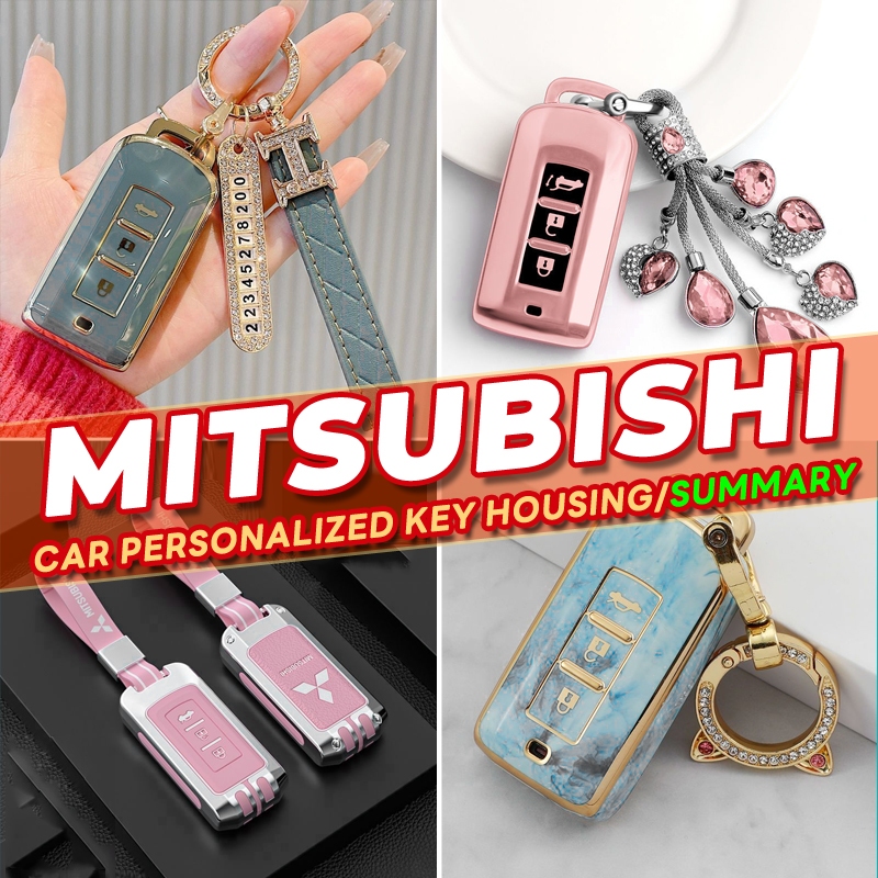 Mitsubishi Outlander pajero-expander-triton-mirage-attrage กล่องกุญแจรถ ปลอกกุญแจรถรีโมท กล่องกุญแจ รวมทุกอย่าง สาวน่ารัก เปลือกกุญแจ ปลอกกุญแจ tpu เคสป้องกัน เคสกุญแจ จี้กุญแจรถ น่ารักสด รถใหม่มี