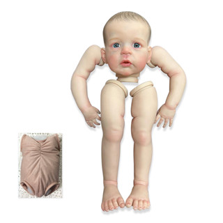 24 นิ้วยังไม่เสร็จ Reborn ตุ๊กตาชุด Sandit มือวาดผิวที่มีหลอ…