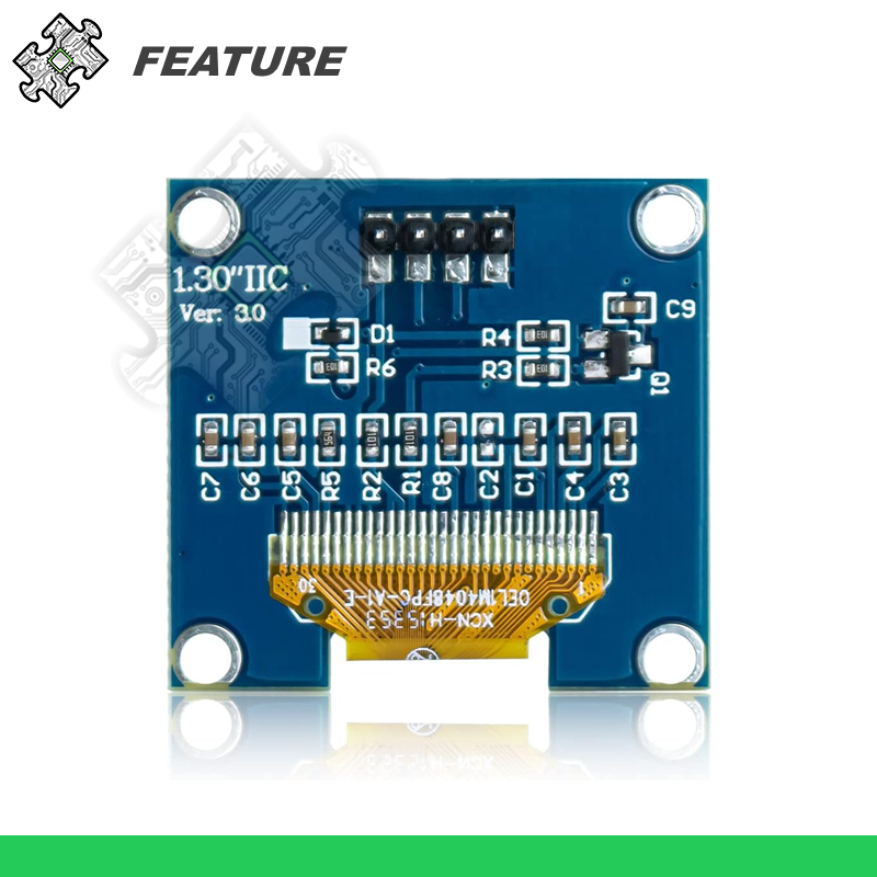 ENGLAB★ OLED i2C มีทั้งแบบ 0.91 0.96 และ 1.30 นิ้ว และ มีทั้งสีฟ้ากับสีเหลืองให้เลือก, OLED Arduino