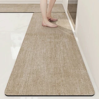 ห้องครัว วัสดุโคลนไดอะตอม เรียบง่ายสไตล์บรรยากาศ ขนาด 40*60cm และ 40*120cm เป็นมิตรกับสิ่งแวดล้อม มีสุขภาพดี และไม่มีกลิ่น ทนต่อคราบน้ำมัน ดูดซับได้สูง และทำความสะอาดง่าย พรมเช็ดเท้า ห้องน้ํา พรมเช็ดเท้าซับน้ําได้ดี พรมกันลื่น