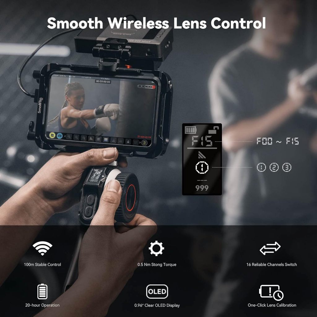 Smallrig Wireless Handwheel Controller & MagicFIZ Wireless Follow Focus Handgrip Kit & Wireless Foll