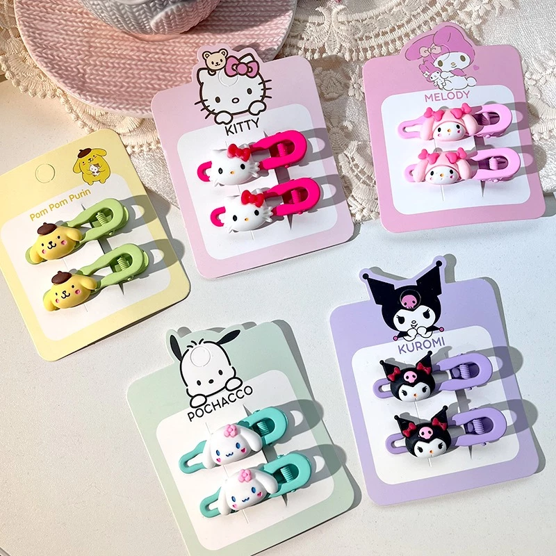 กิ ๊ บติดผมการ ์ ตูน กิ๊บ sanrio เกาหลีชุดของขวัญนักเรียนหญิงน ่ ารักสไตล ์ y2k
