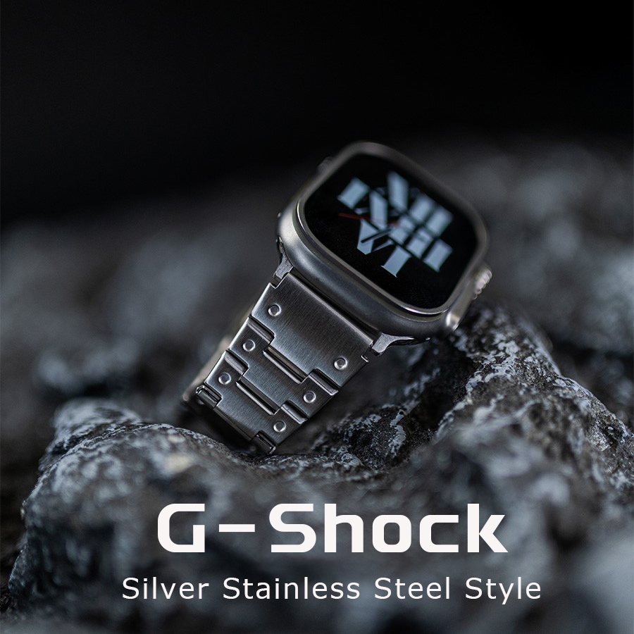 สายสแตนเลสโลหะสําหรับนาฬิกา Huawei Fit3 สายนาฬิกา G-SHOCK สไตล์สายโลหะเต็มรูปแบบสําหรับ Huawei Fit 3 เคสป้องกันปรับเปลี่ยน PC Hard Case + ฟิล์มแก้วป้องกันหน้าจอ