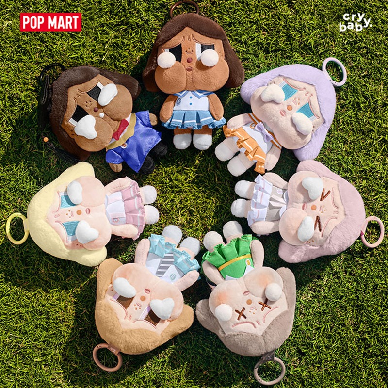 POP MART CRYBABY Sunset Song Club Series พวงกุญแจ Plush pendant Random box