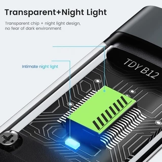 สายชาร์จ 100W LED แบบใส ชาร์จเร็ว สําหรับ Android Huwei HG 3-in-1