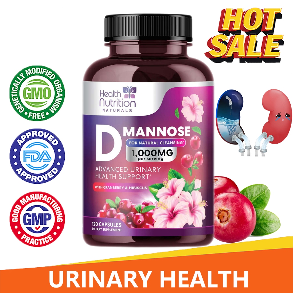 D-Mannose and Cranberry Extract 1350 Mg - รองรับกระเพาะปัสสาวะและปัสสาวะ Tract Health ในผู้ชายและผู้หญิง
