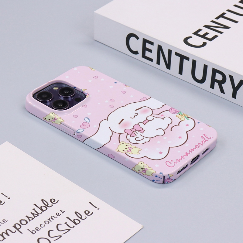 สําหรับiphone 15 14 13 12 11 Pro Max X XR Xs Max 8 7 6s Plus SE 2020 น่ารักการ์ตูนMelodyกล้องป้องกันกันกระแทกปกหลังwwfk