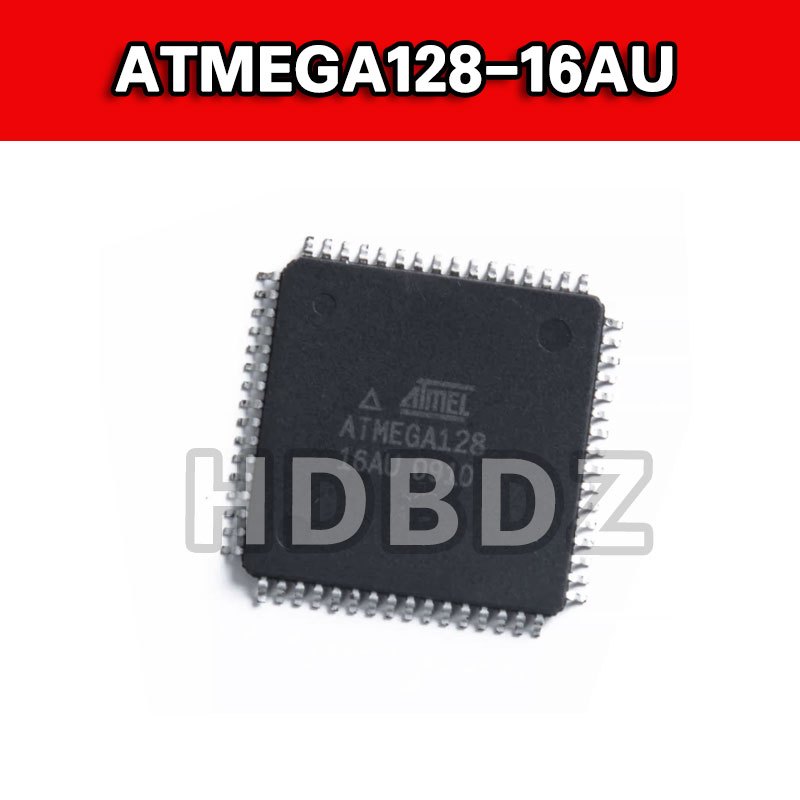 Atmega128-16au ATMEGA128 8bit 128K FLASH TQFP64 ชิปไมโครคอนโทรลเลอร ์ IC SMD MCU